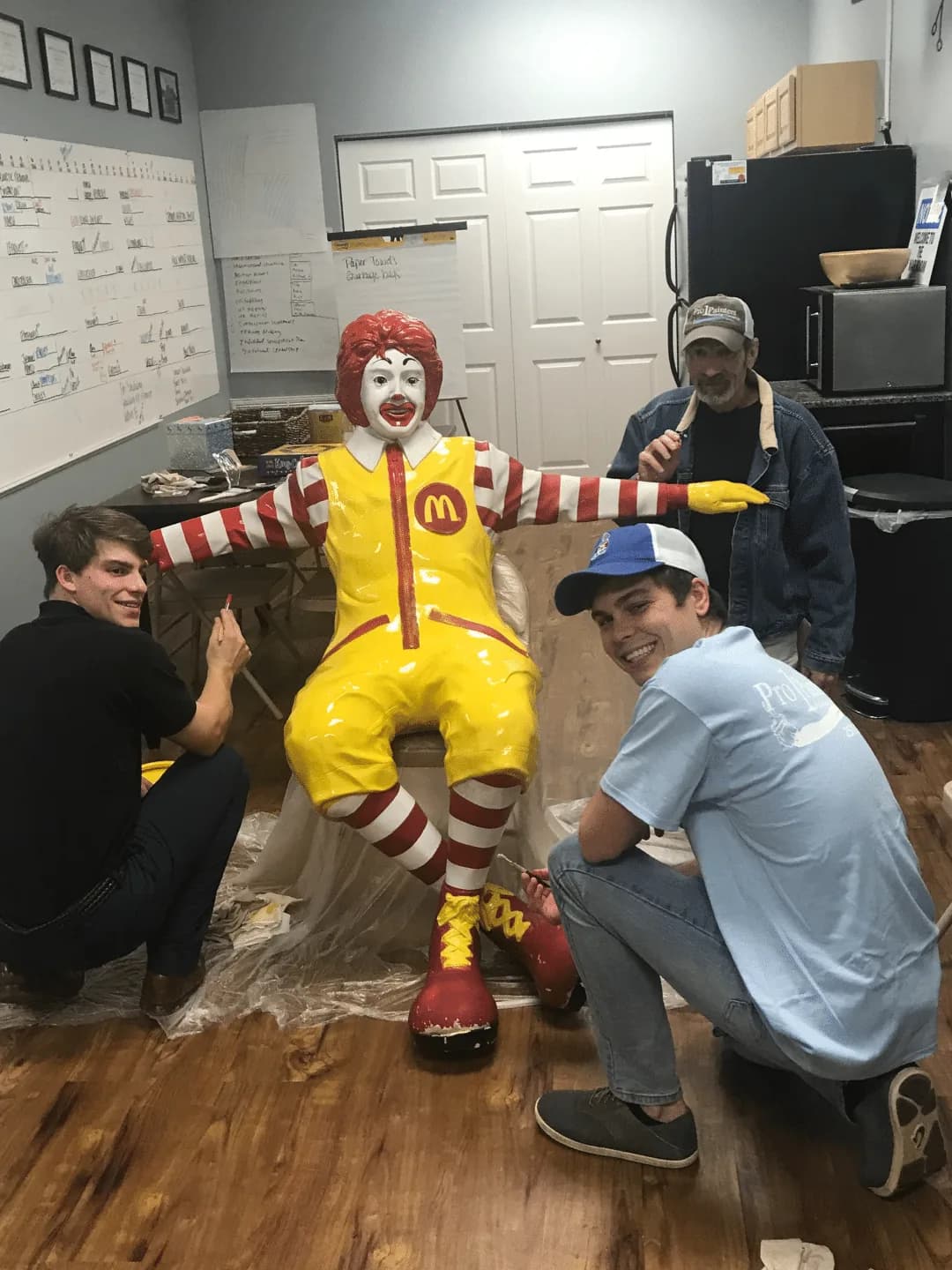 Ronald McDonald House — volunteer painting by Pro 1 Painters