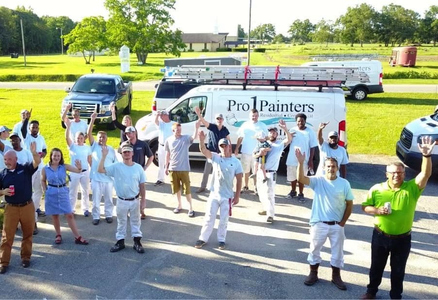 The Pro 1 Painters crew