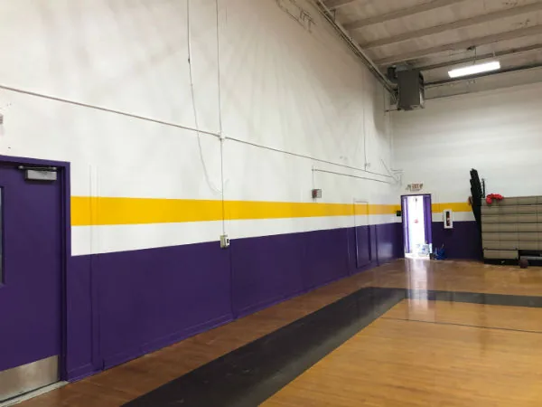 JU Blacksher Gym — Uriah, AL — completed project by Pro 1 Painters