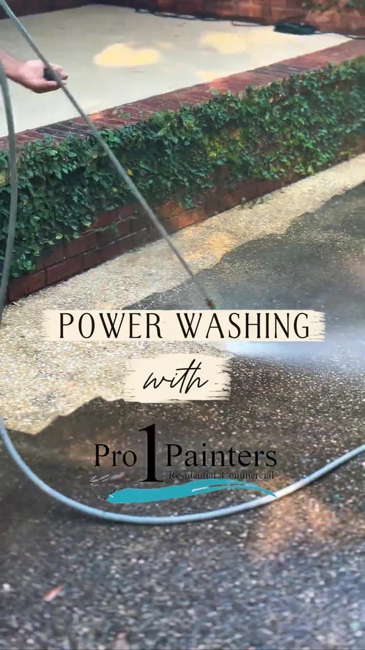 Power washing by Pro 1 Painters