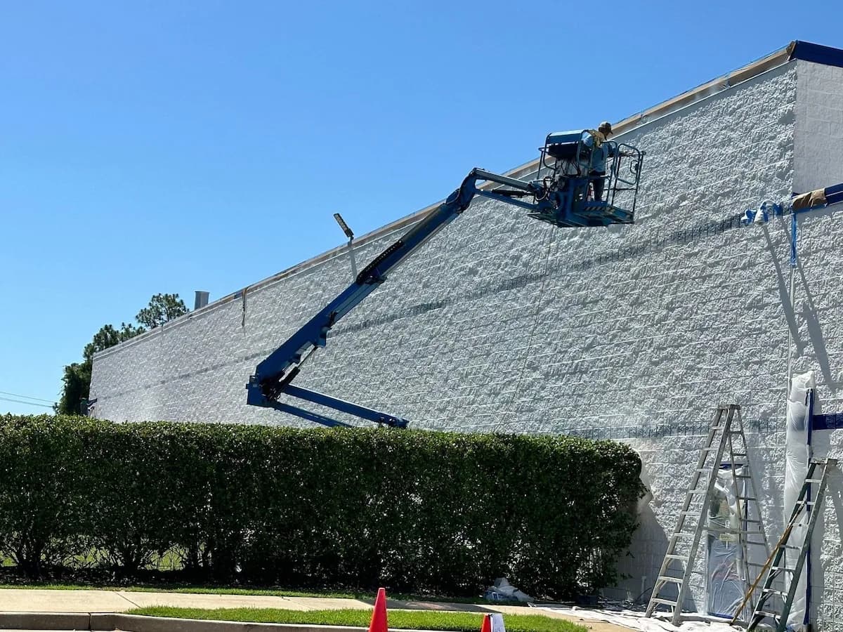 Commercial Painting — completed work