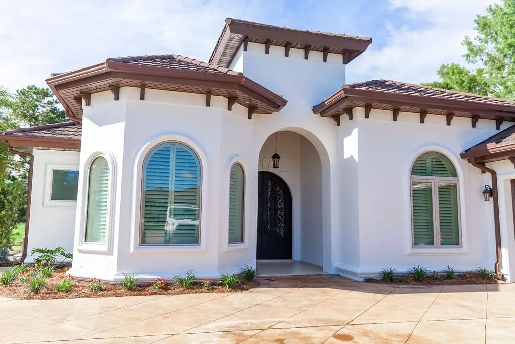 Residential Exterior Painting — completed work