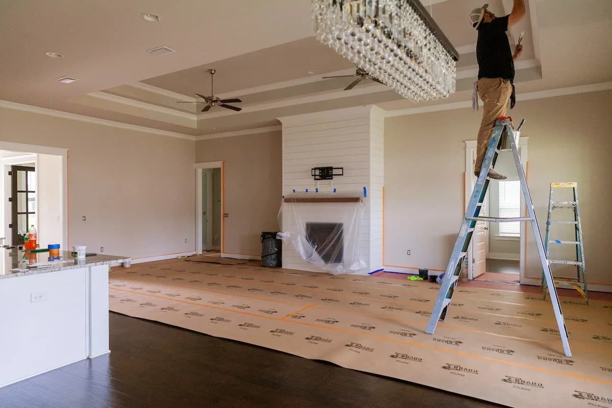 Residential Interior Painting — completed work