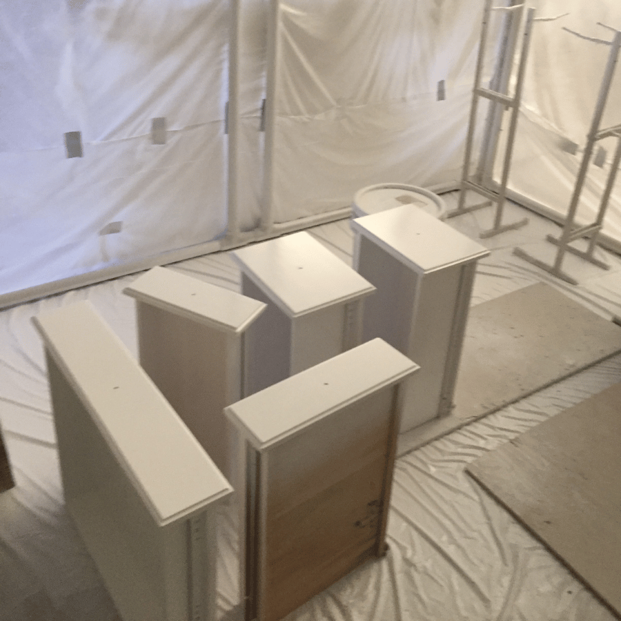 cabinet painting spray booth