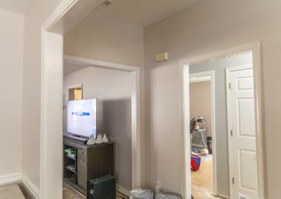 residential interior paint job after